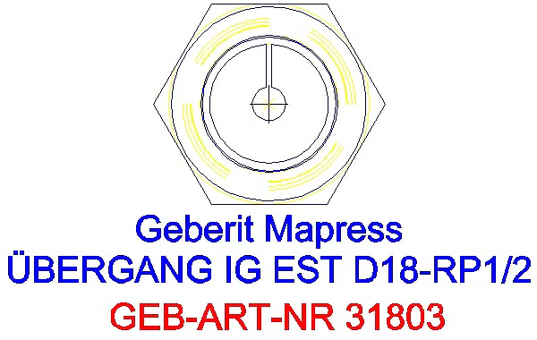 GE Mapress Edelstahl Übergang mit IG d18-Rp1/2_31803_L