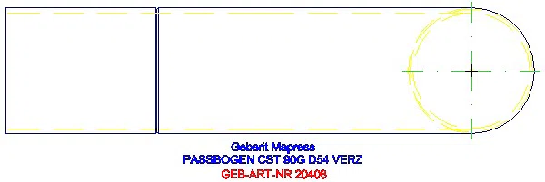 GE Mapress C-Stahl Passbogen 90Gr d54 verzinkt_20408_G