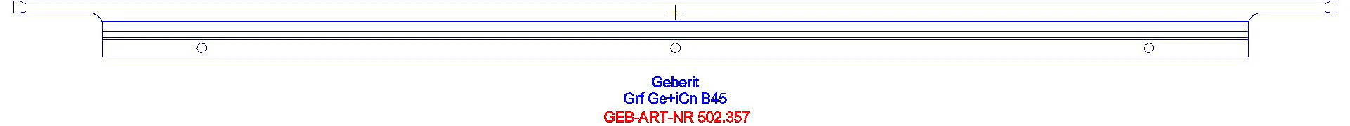 Griff, B:45cm sandgrau matt_ge2f_502357jl1_a