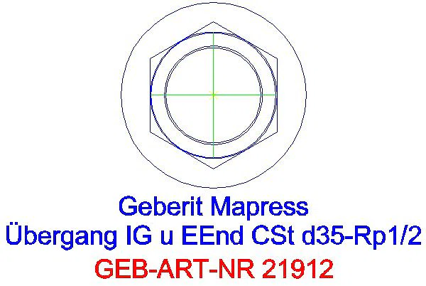 GE Mapress C-Stahl Übergang mit IG und Einschubende d35 Rp1/2 verzinkt_21912_L