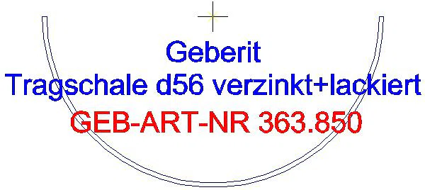 GE Tragschale verzinkt und lackiert DN 56_363.850.00.1_A