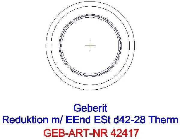 GE Mapress Therm Reduktion mit Einschubende d42-28_42417_A