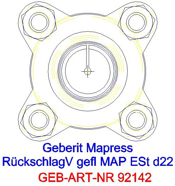 GE Mapress Rückschlagventil NPW geflanscht d22_92142_L