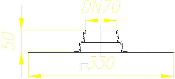 DALLMER Rohrdurchführung Tisto, DN 70