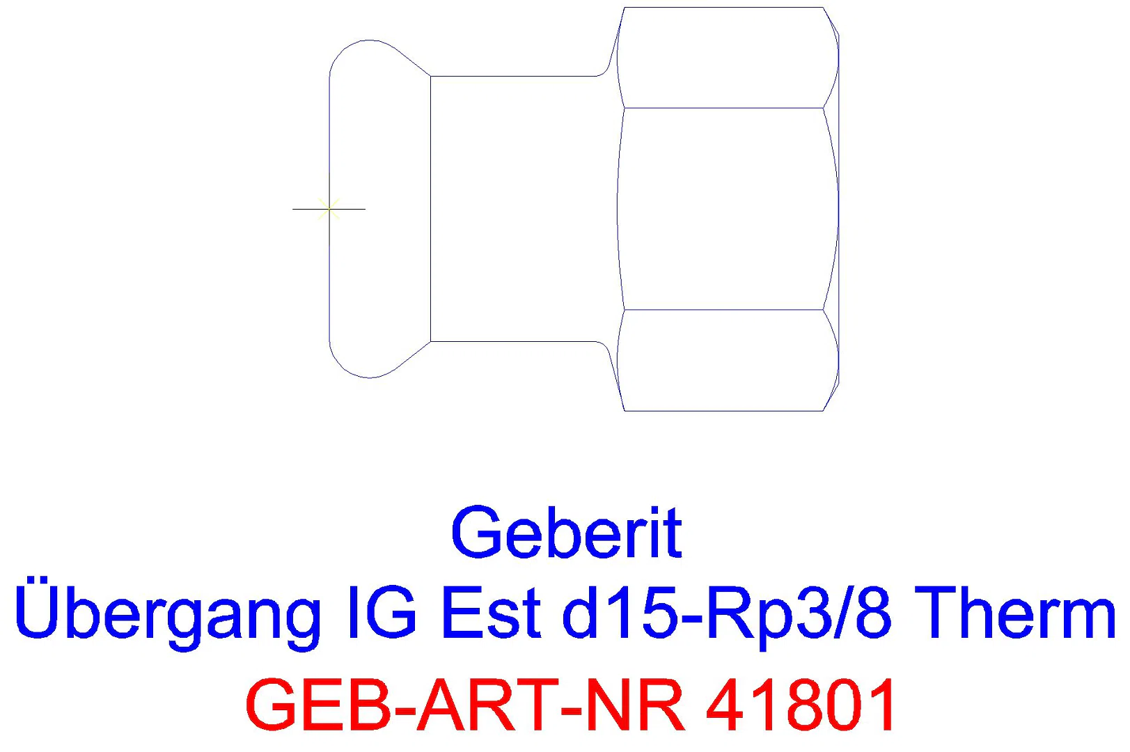 GE Mapress Therm Übergang mit IG d15-R3/8_41801_g