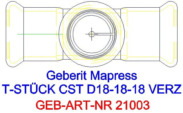 GE Mapress C-Stahl T-Stück egal d18-18-18_21003_G