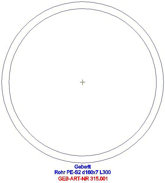 GE Silent-db20 Rohr d160x7 L:3m_315.001.14.1_G