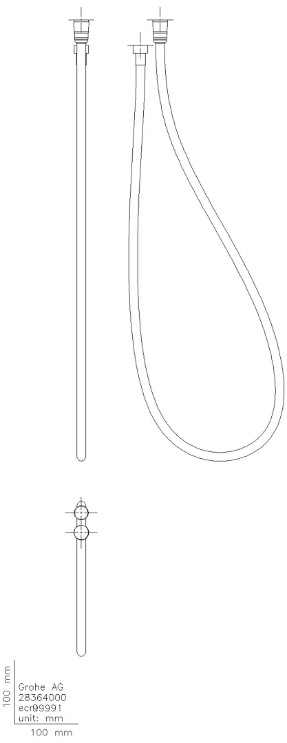 GROHE Brauseschlauch Silverflex TwistStop 28364_1 1500mm chrom