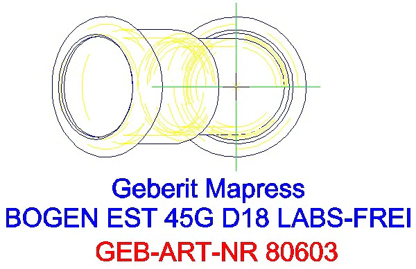 GE Mapress Edelstahl Bogen 45Gr d18 (LABS-frei)_80603_G