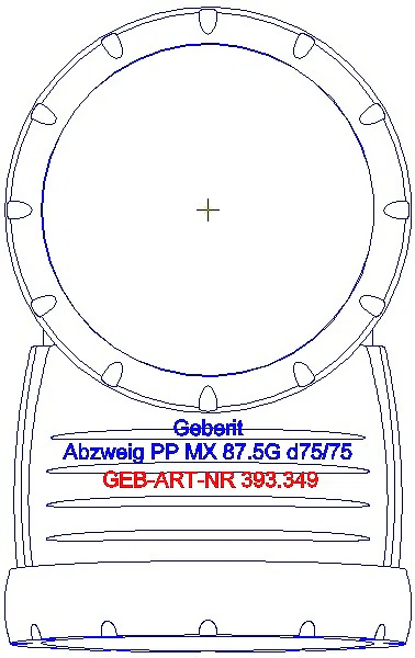 GE Silent-Pro Abzweig 87,5Gr d75/75_393.349.14.1_G