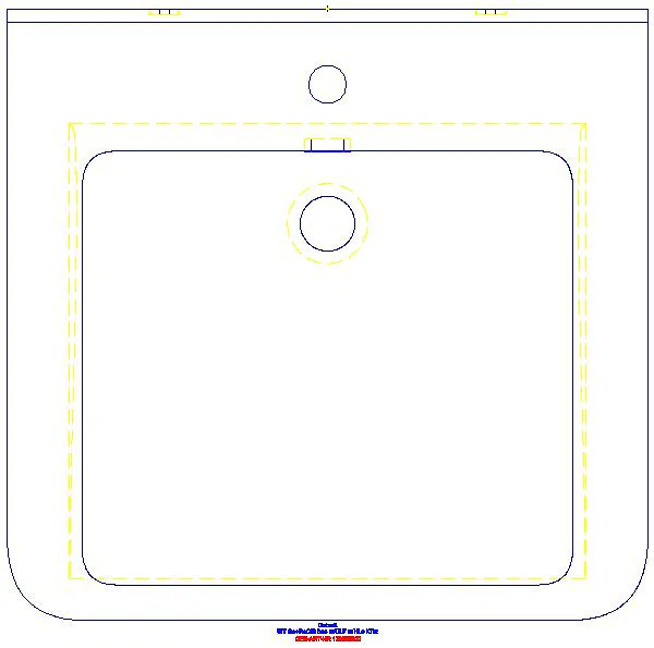 Renova Comfort Square WT barrierefrei 55x52,5cm, m. Hl., m. Ül., KeraTect_128555600_G
