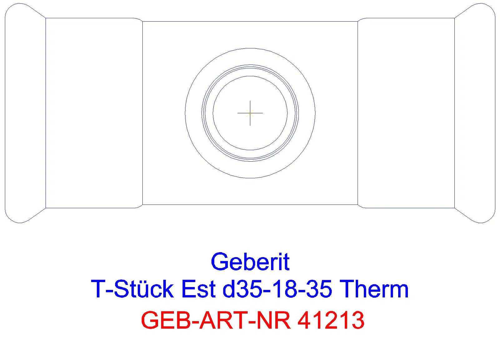 GE Mapress Therm T-Stück reduziert d35-15-35_41213_g