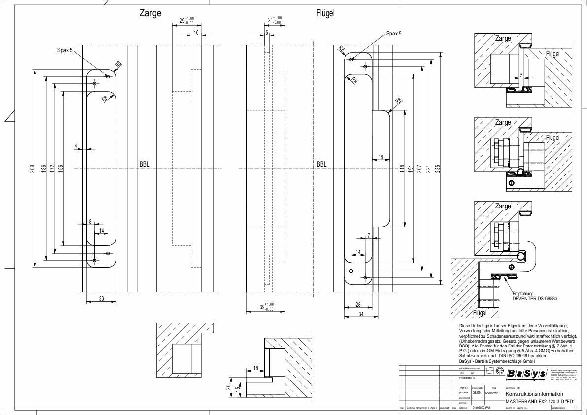 MASTERBAND FX2 120 3-D "FD"