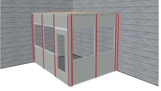 Industrie-Trennwände Industrie-Trennwände