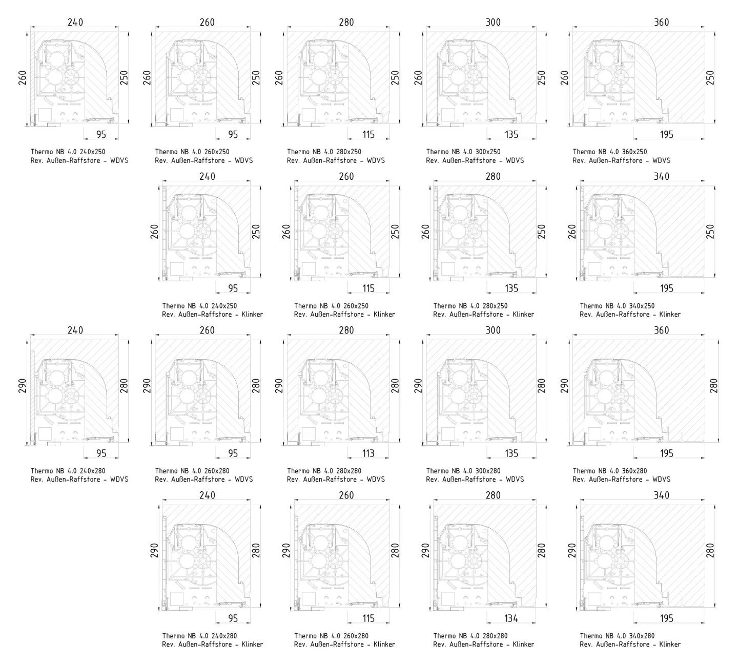 Thermo NB 4.0® Neubauaufsatzkasten für Rollläden, Raffstore und Tuchverschattung Thermo NB 4.0® Neubauaufsatzkasten für Rollläden, Raffstore und Tuchverschattung