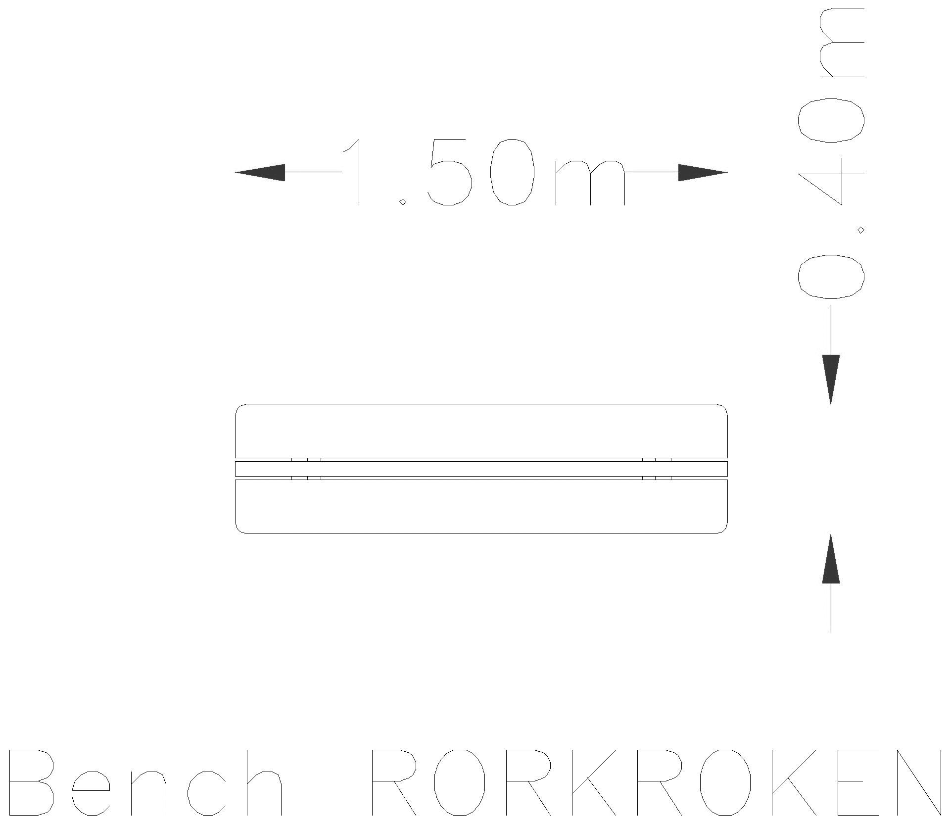 Parkmoebelserie Rörkröken