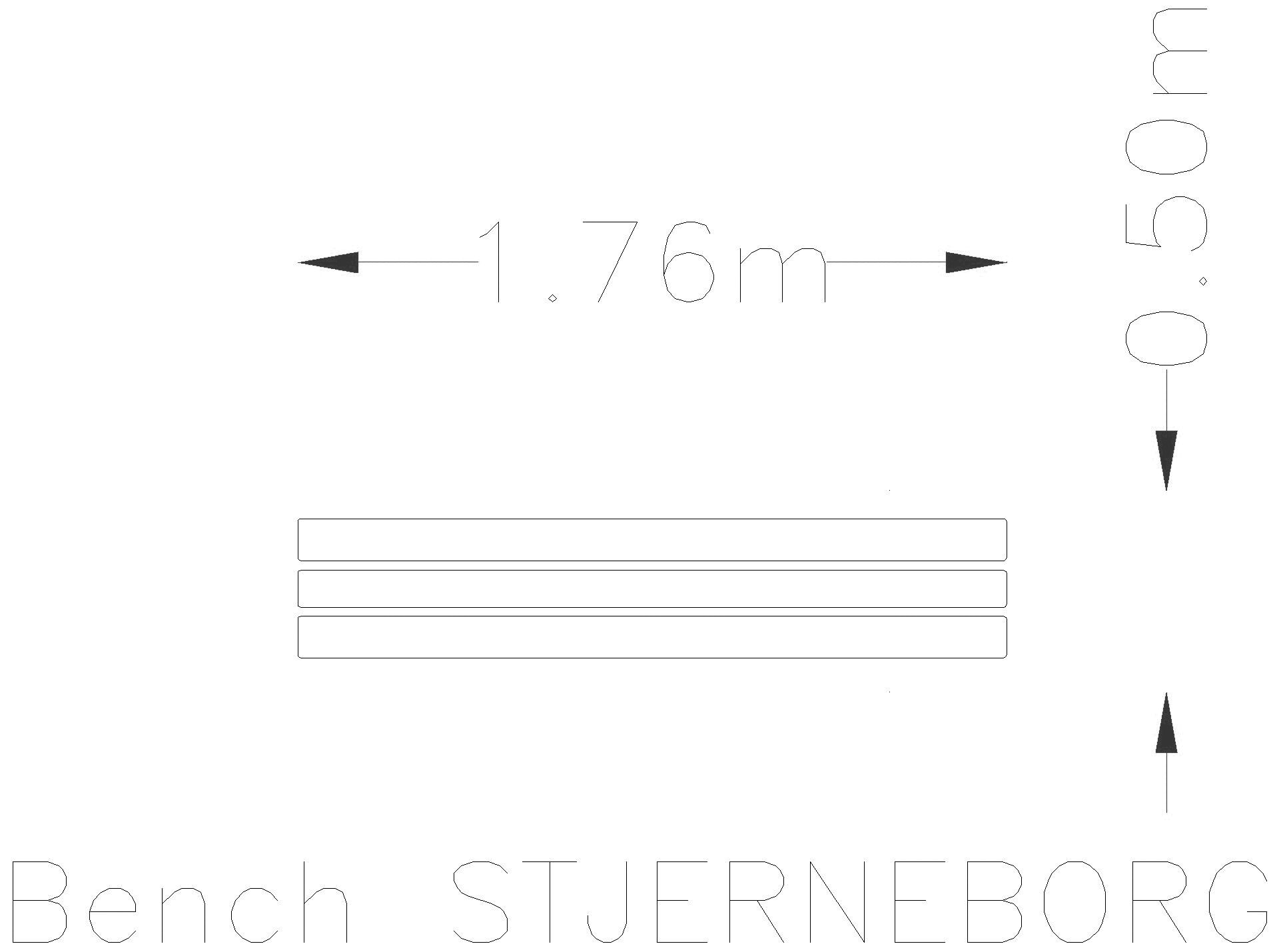 Parkmoebelserie STJERNEBORG