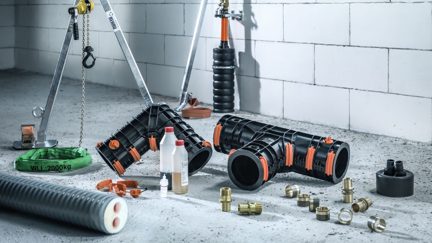 Nah- und Fernwärmerohre RAUVIPEX, RAUTHERMEX und RAUVITHERM