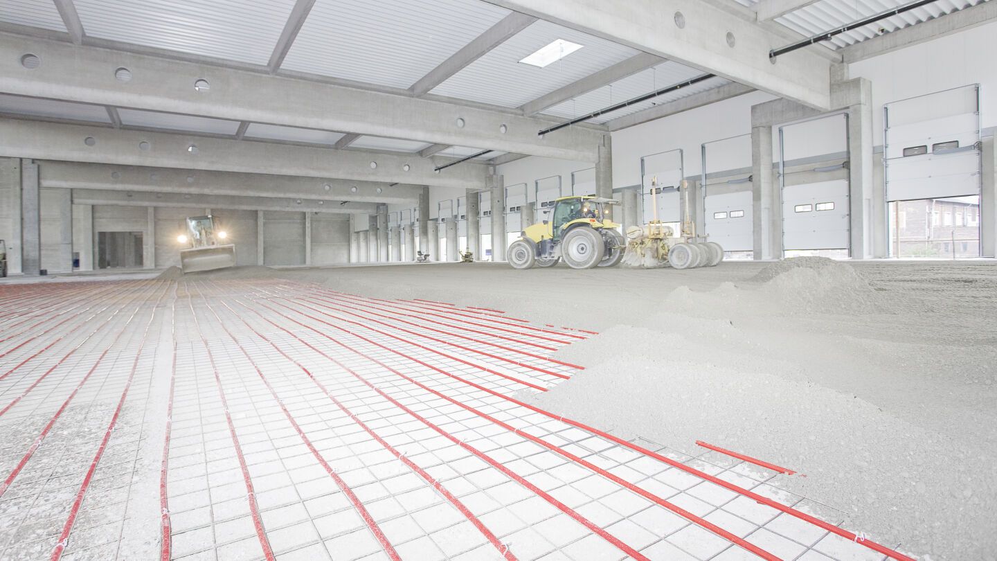 Heizen und Kühlen im Nichtwohnbau, für Industrie- und Freizeitflächen