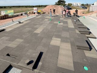 Deutschlands erster 3-Geschosser mit Bodenplatte aus 100 % Schaumglas