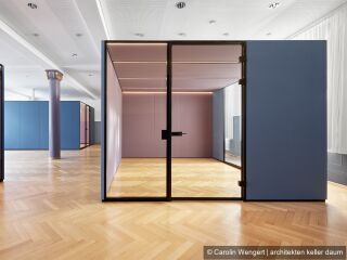 Modulares Baukastensystem für zirkuläre Innenräume Modulares Baukastensystem für zirkuläre Innenräume