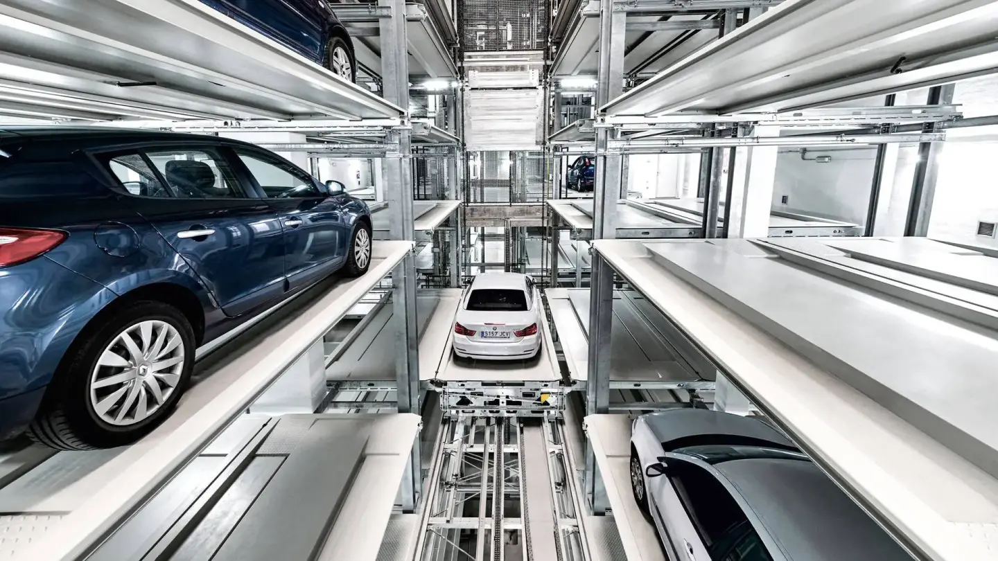Voll- und halbautomatische Auto-Parksysteme Voll- und halbautomatische Auto-Parksysteme
