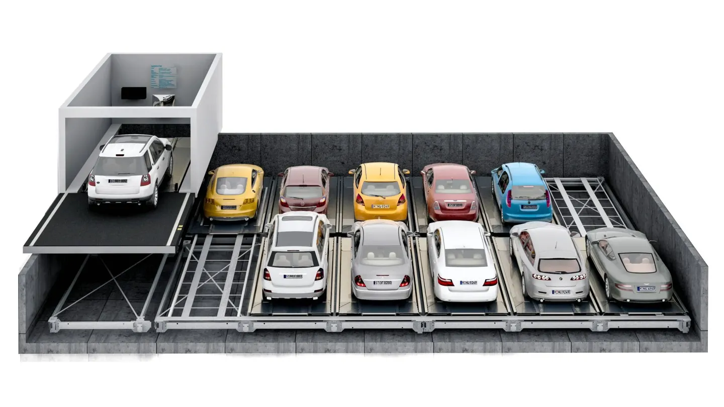 Voll- und halbautomatische Auto-Parksysteme Voll- und halbautomatische Auto-Parksysteme
