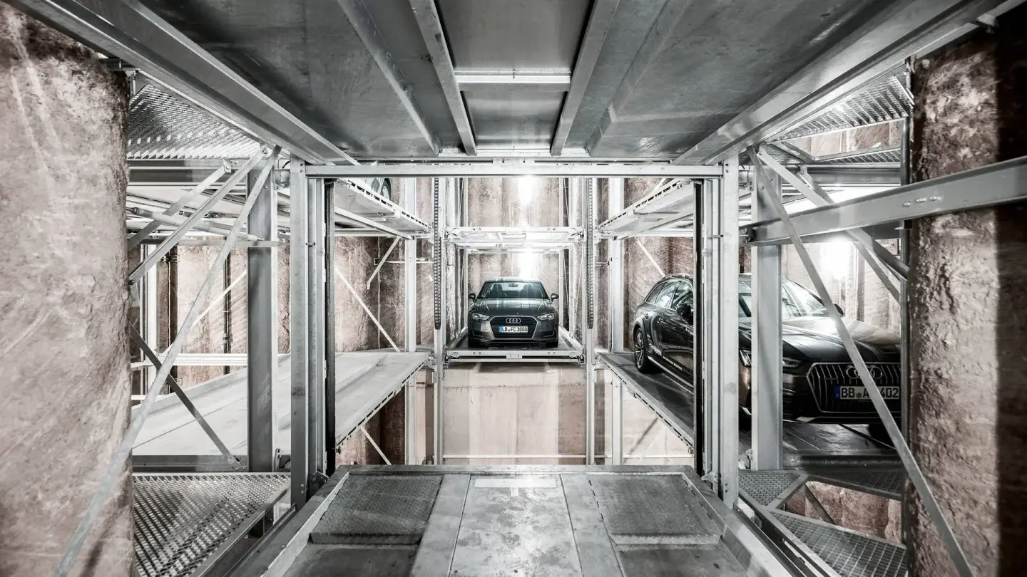 Voll- und halbautomatische Auto-Parksysteme Voll- und halbautomatische Auto-Parksysteme