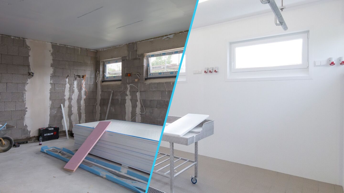 GFK-Systemlösungen für hygienisch sensible Wand- und Deckenflächen