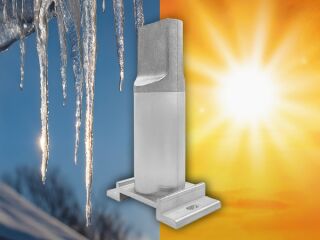 Barrial® fix Fuß D gedämmt: ideal für wärmegedämmte Dachoberflächen.