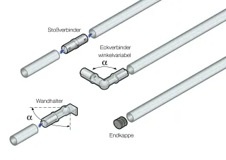 Absturzsicherung mit Barrial® Sicherheitsgeländer (Seitenschutzsystem) Absturzsicherung mit Barrial® Sicherheitsgeländer (Seitenschutzsystem)