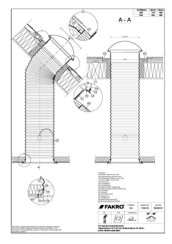 SLS – Eindeckrahmen für Tageslicht-Spots