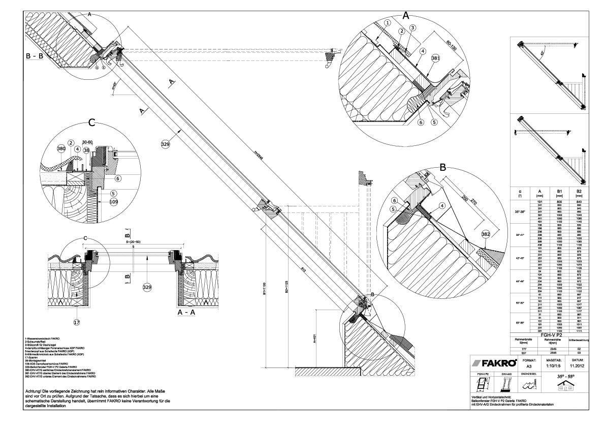EHV-A_G – Balkonfenster-Eindeckrahmen