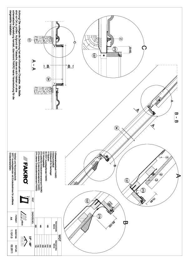 WGT – Ausstiegsfenster mit Eindeckrahmen für profilierte Eindeckmaterialien