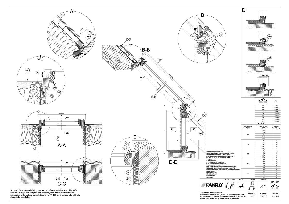 EUV-L_B – Knie-Eindeckrahmen