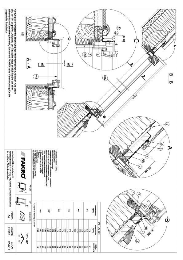 FAKRO Dachfenster - EZV – Eindeckrahmen für profilierte Eindeckmaterialien