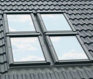 FAKRO Kombi-Eindeckrahmen KDV Modul für den Blockeinbau