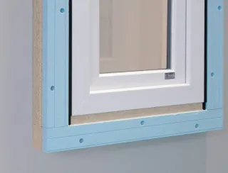 Vorwandmontagesystem zum Einbau von Fenstern in der Dämmebene Vorwandmontagesystem zum Einbau von Fenstern in der Dämmebene