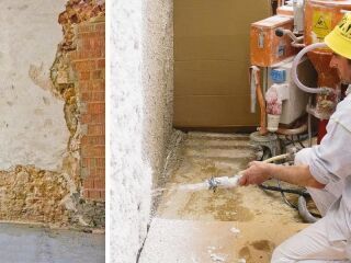 Feuchte, unebene Wände? Naturkalk-Dämmputz statt starrer Dämmplatten