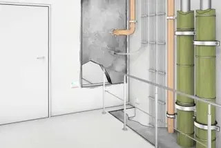 Brandschutz durch Abschottung von Rohr und Kabeldurchführungen Brandschutz durch Abschottung von Rohr und Kabeldurchführungen