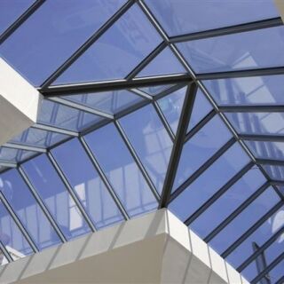 Echtglas-Oberlichter: ​​Glaspyramide GLP