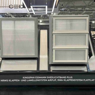 Kingspan Light + Air NRWG- und Lüftungsklappensystem FlatFlap