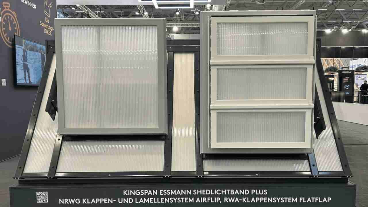 Kingspan Light + Air NRWG- und Lüftungsklappensystem FlatFlap