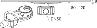 Duschrinnensystem IndorTec® FLEXDRAIN Duschrinnensystem IndorTec® FLEXDRAIN