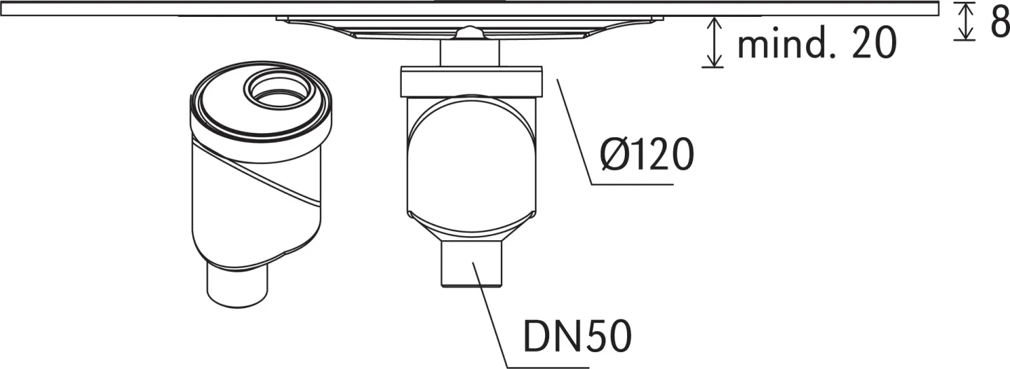 Duschrinnensystem IndorTec® FLEXDRAIN Duschrinnensystem IndorTec® FLEXDRAIN