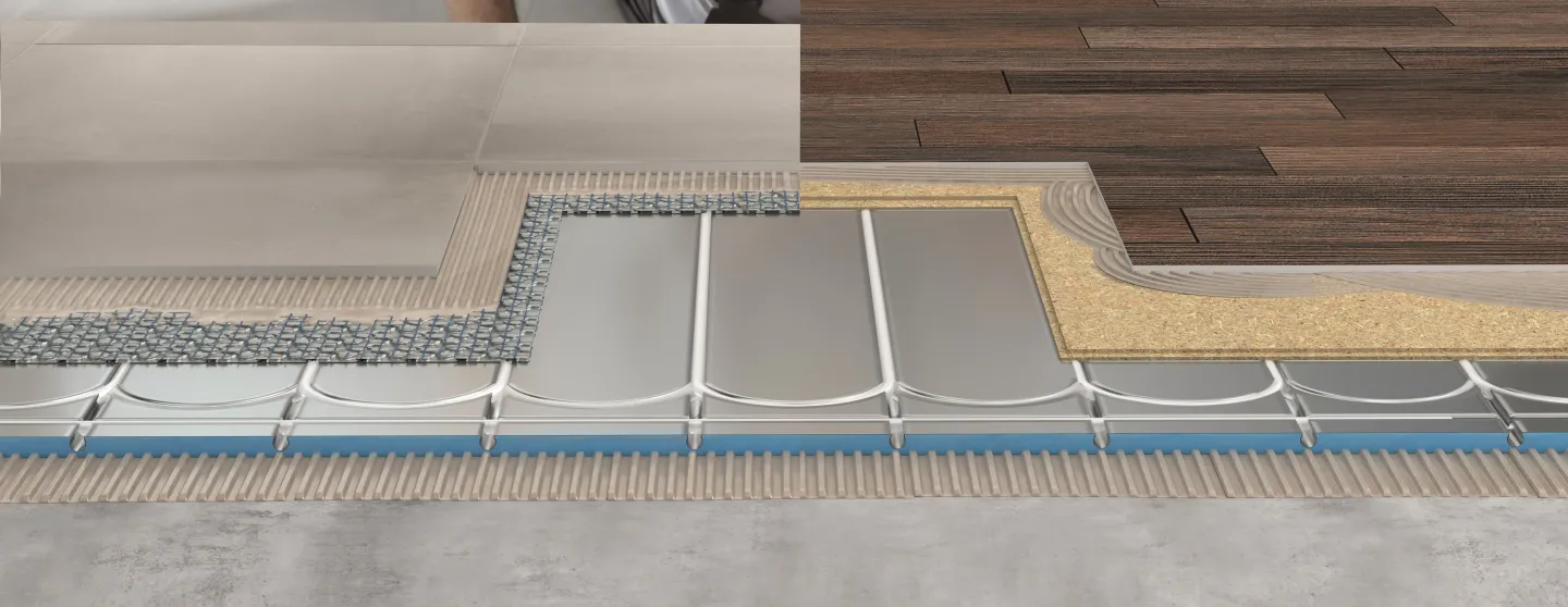 Fußbodenheizungssysteme IndorTec® THERM-W und IndorTec® THERM-E Fußbodenheizungssysteme IndorTec® THERM-W und IndorTec® THERM-E