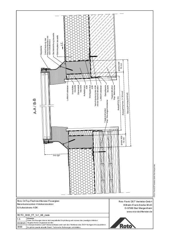 OnTop Flachdachfenster