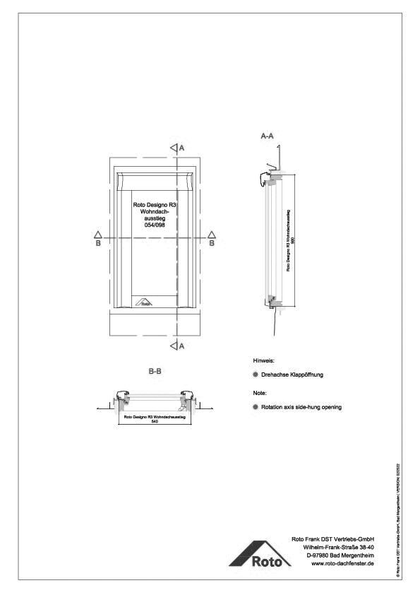 Designo R3 Wohndachausstieg