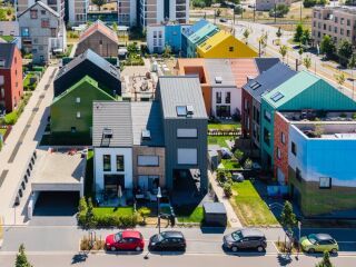 Roto Dachfenster bringen Harmonie ins FUNARI-Wohnquartier