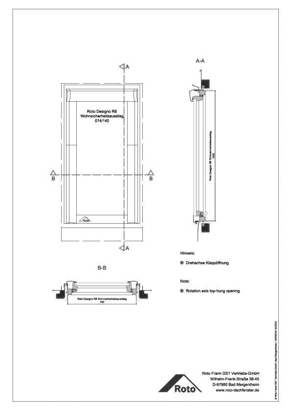Designo R8 Wohnsicherheitsausstieg